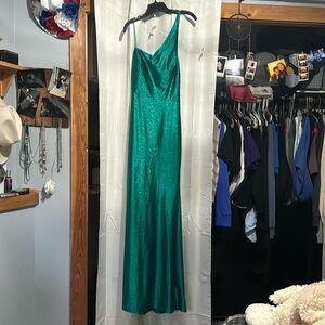 Green prom dress